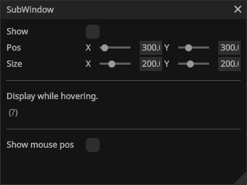 sub-window