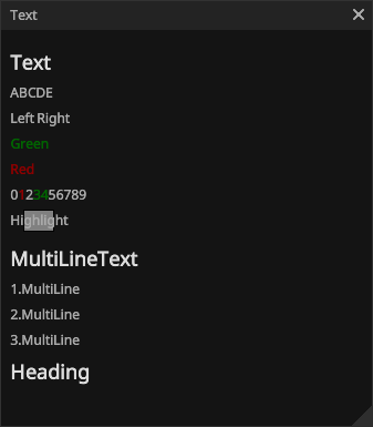 text