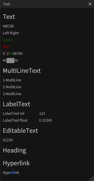 text